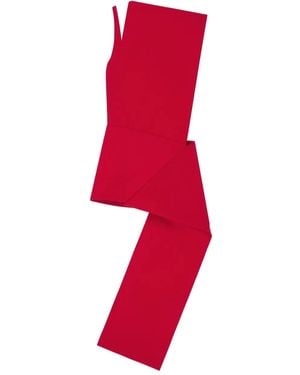 Courreges Oblique Panelled Mini Dress - Red