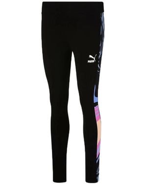 PUMA Marbled T7 Leggings - Black