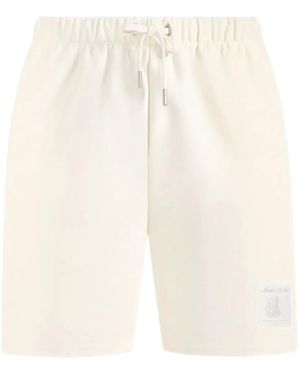 Manière De Voir Sh001 Cotton Shorts - Natural