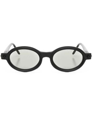 Kuboraum P6 Round-Frame Sunglasses - White