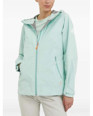 Mammut Logo-Print Performance Jacket - Blue