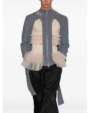 Simone Rocha Pantaloni Con Decorazione - Blu