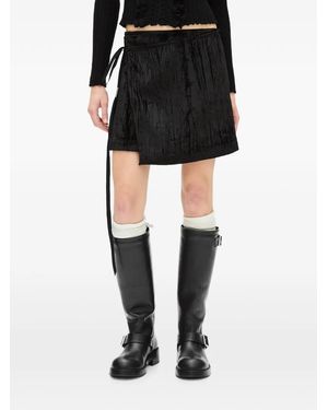 Ann Demeulemeester Falda Midi Jolien - Negro