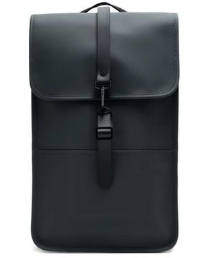 Rains Waterproof Foldover Backpack - Black