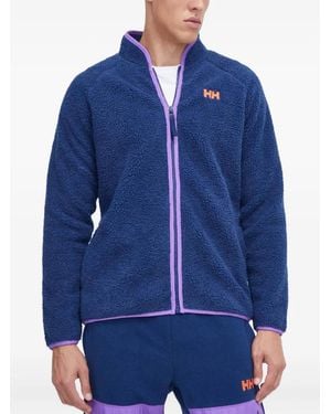 Helly Hansen Zip-Up Fleece Sweatshirt - Blue