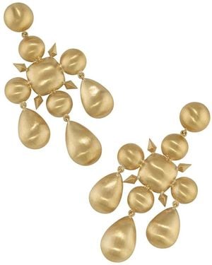 Irene Neuwirth Pendientes Domed Chandelier en oro amarillo de 18 ct - Metálico