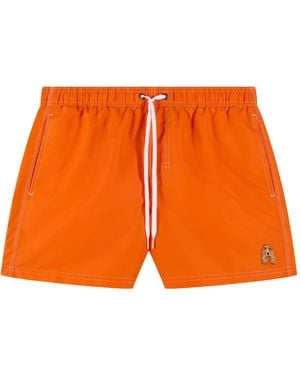 Sundek X Pelo Foundation Striped Swim Shorts - Orange