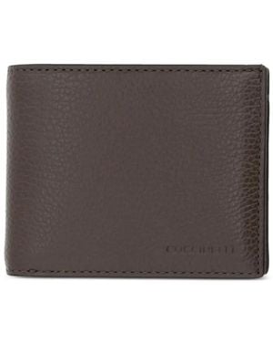Coccinelle Logo-Debossed Grained Leather Wallet - Brown