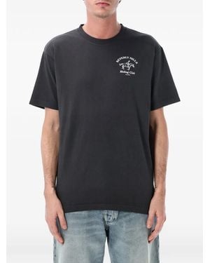 Sporty & Rich Riding Club T-Shirt - Black