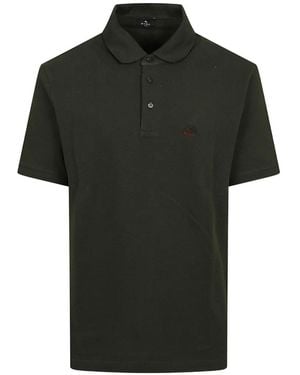 Etro Polo À Broderies Pegasus - Noir