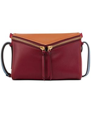 MCM Small Diamant Shoulder Bag - Red
