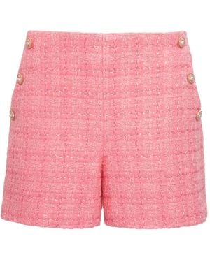WEILL PARIS Tweed Shorts - Pink