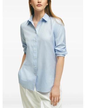 Brooks Brothers Textured-Weave Shirt - Blue