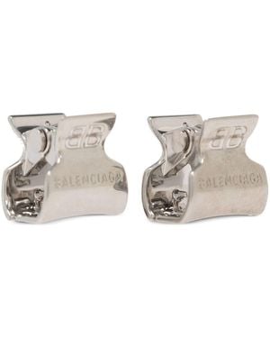 Balenciaga Holli Xs Hair Clips (Set Of Two) - Metallic