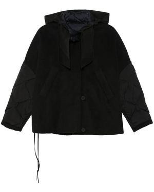 FRANCESCA MARCHISIO Quilted Reversible Coat - Black