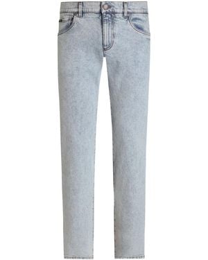 Dolce & Gabbana Premium Denim Trousers For - Blue