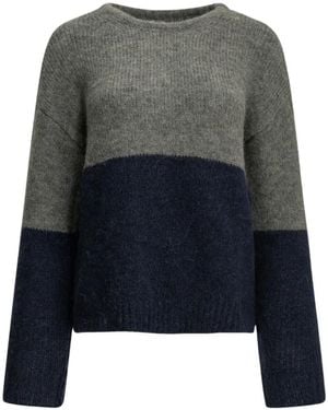 Ines De La Fressange Paris Dana Colour-Block Jumper - Grey
