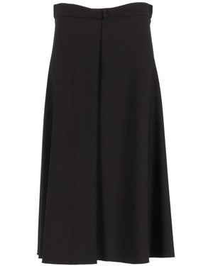 forte_forte Grain De Poudre Midi Skirt - Black