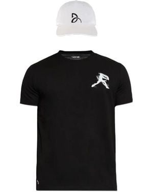 Lacoste Set De Dos Camisetas Con Estampado Gráfico De X Novak Djokovic - Negro