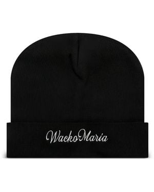 Wacko Maria Beanie mit Stickerei - Schwarz