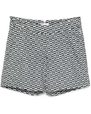 Gusari London Badeshorts Mit Print - Grau