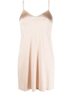 Hanro V-Neck Sleeveless Nightdress - Natural