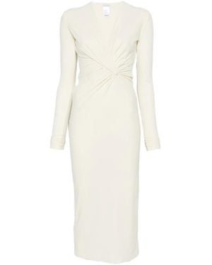 Amazuìn Robe Mi-Longue Sienna En Maille - White