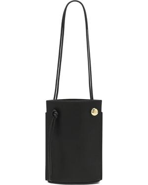 Loewe Bolso Bombonera Pebble Dice Con Nudo - Negro