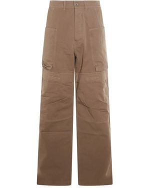 Rick Owens Wide-Leg Pants - Brown