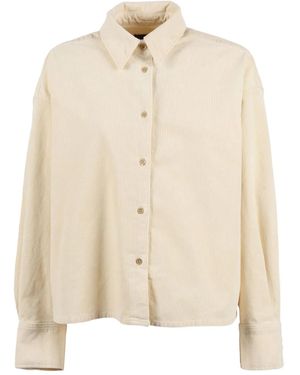 7 For All Mankind Camicia Nina A Coste - Neutro