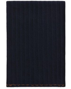 Kiton Bufanda De Canalé - Azul