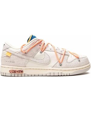 NIKE X OFF-WHITE X Off- Dunk Low "Lot 19" Trainers - Pink