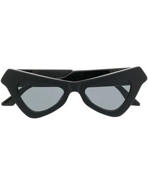 Marni Fairy Pool Triangular-Frame Sunglasses - Black