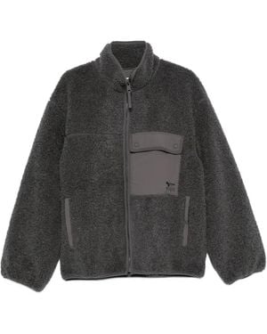 Maison Kitsuné Fleece Paneled Jacket - Black