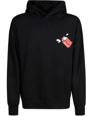 INBETWEENERS Sudadera Con Capucha Y Dibujos Estampados - Negro