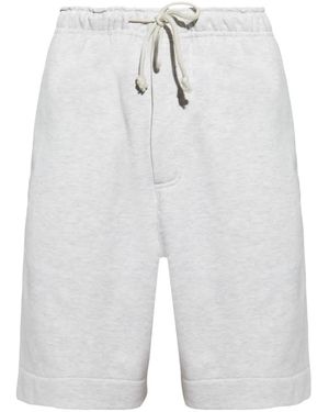Y-3 Shorts mit Logo-Print - Weiß