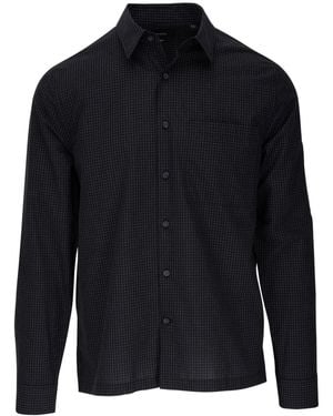 Vince Silverstone Windowpane Shirt - Blau