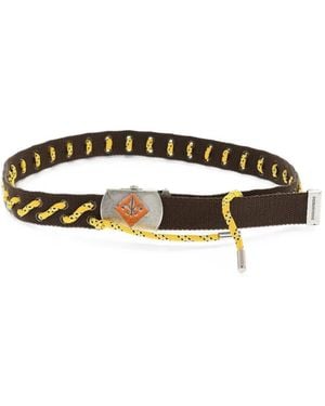 DSquared² Boy Scout Military-Buckle Belt - Brown