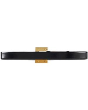 Elisabetta Franchi Leather Belt - White