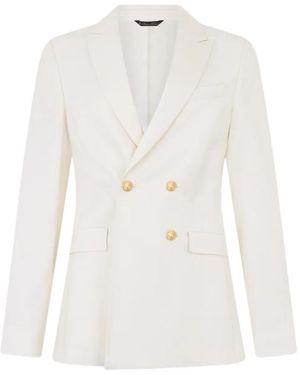 Brooks Brothers Blazer À Boutonnière Croisée - White