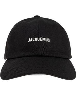 Jacquemus Gadjo Logo-plaque Baseball Cap - ブラック