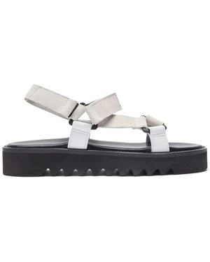 SCAROSSO Wooster V Suede Sandals - White
