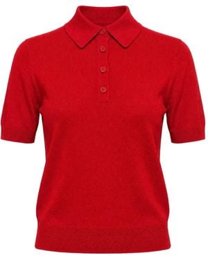 Toccin Rue Short-Sleeve Polo Shirt - Red