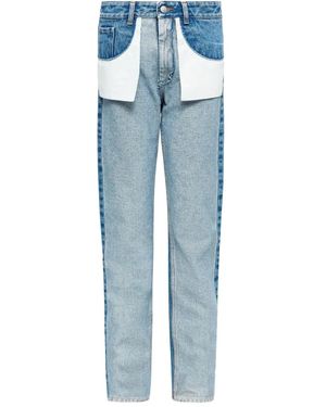 MM6 by Maison Martin Margiela シームディテール ジーンズ - ブルー