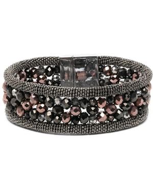 Peserico Beaded Bracelet - Black