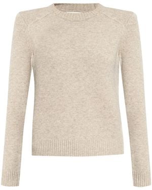 Isabel Marant Round Neck Jumper For - Natural