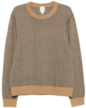 Calvin Klein Micro-Patterned Crew-Neck Sweater - Natural