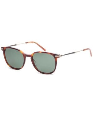 Ferragamo Eyewear Lunettes De Soleil À Effet Écailles De Tortue - Metallic