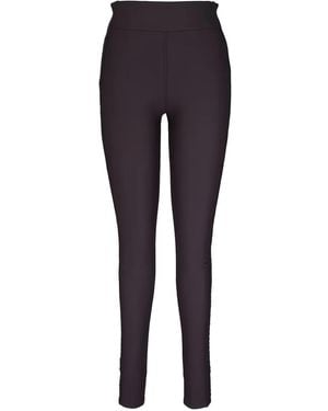 Dorothee Schumacher Stitch-Detail Leggings - Grey