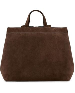 Marsèll Borso Suede Two-Way Tote Bag - Brown